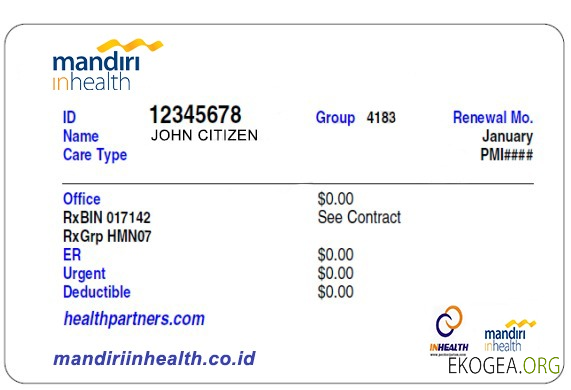 Carte d'assurance maladie indonésienne